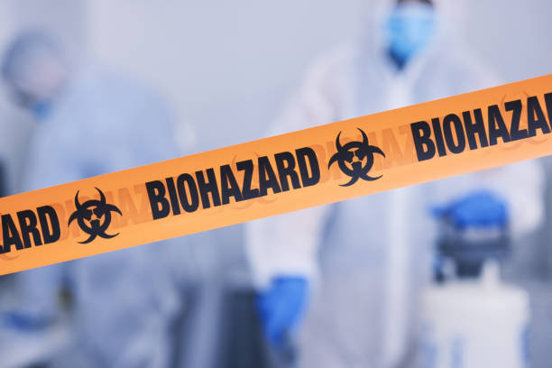 Professional Blood Cleanup technician working in Akron, IA